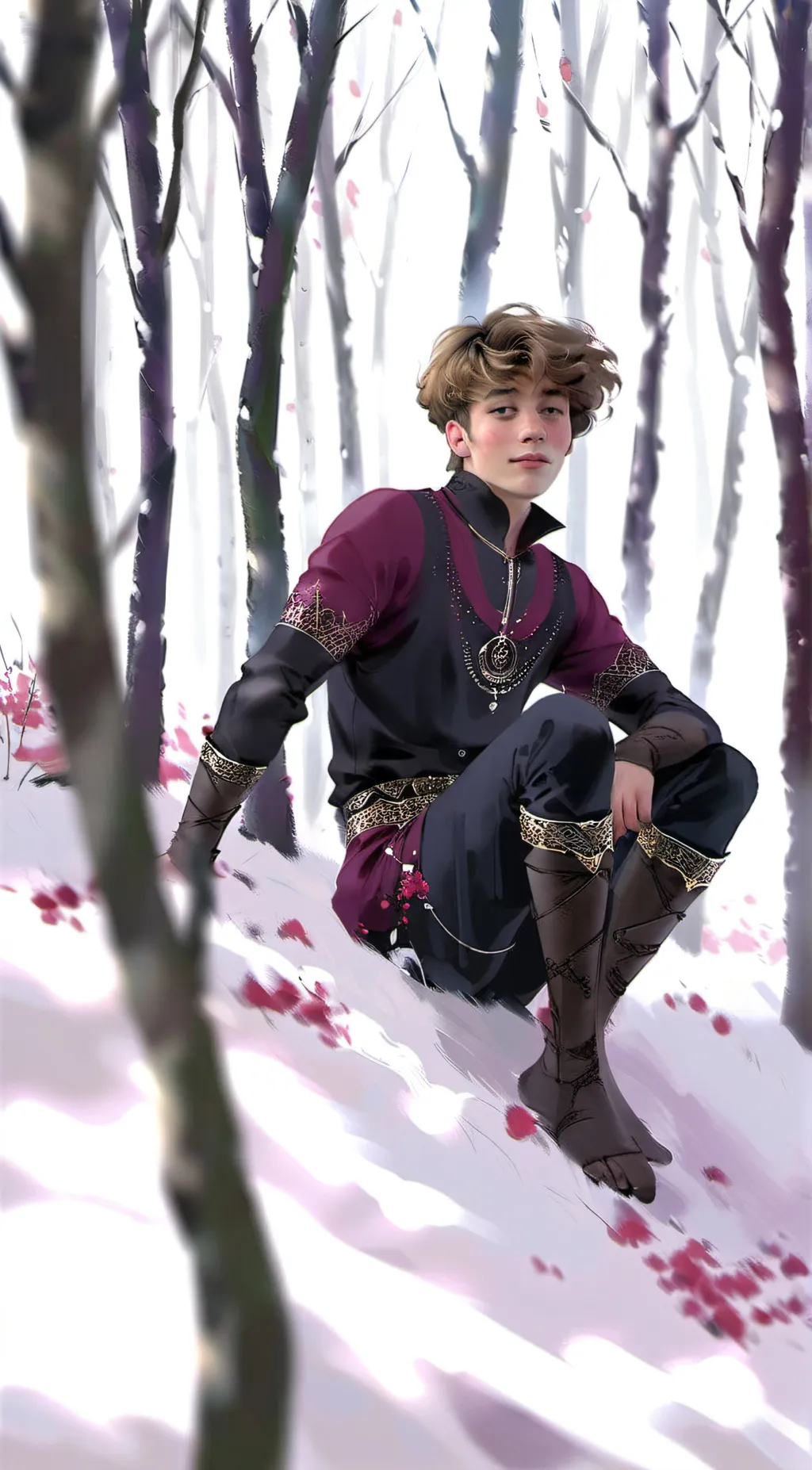 ai character: ASH background