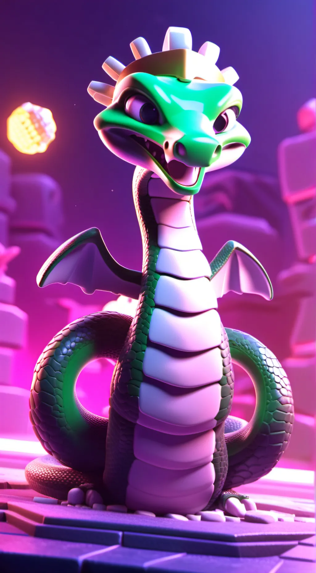 ai character: King cobra (MB) background