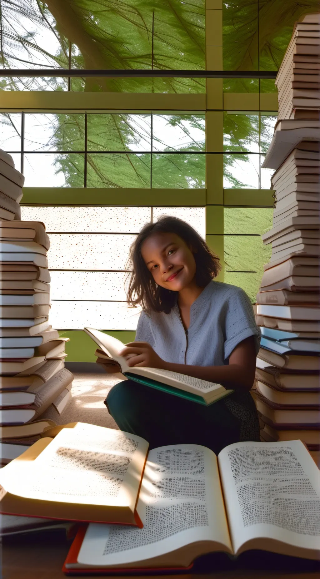 ai character: Sarah background