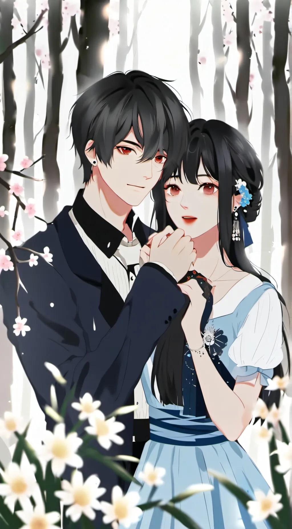 ai character: Damon and Lola background