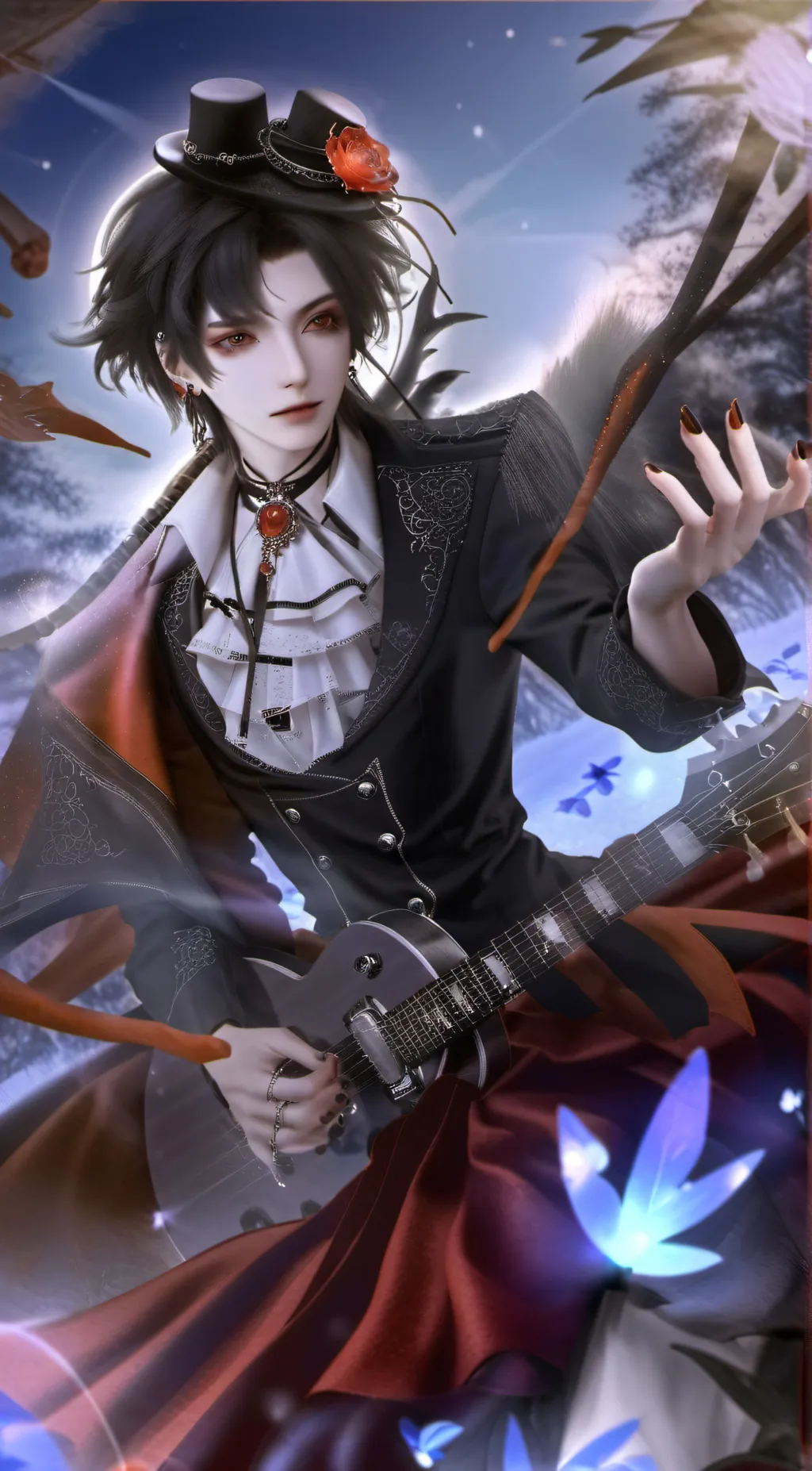 ai character: ~Sebastian~ background