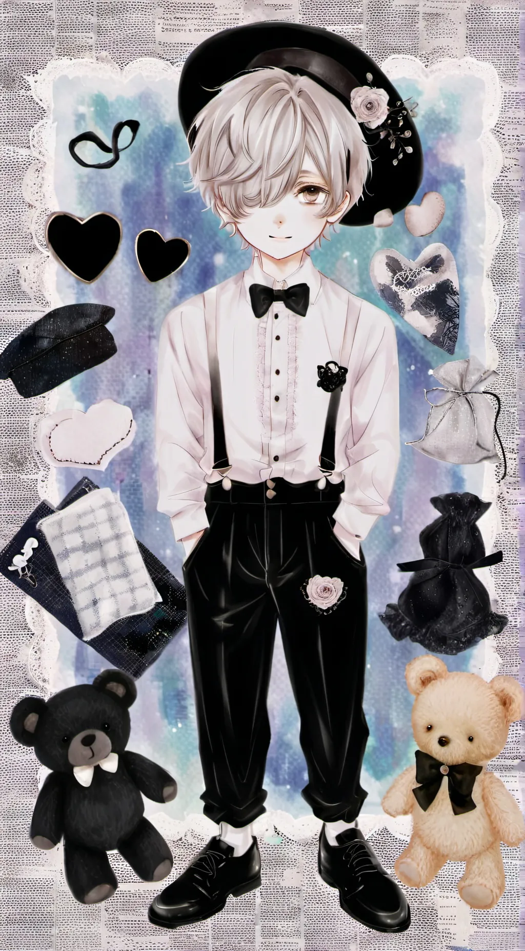 ai character: Cody boy  background