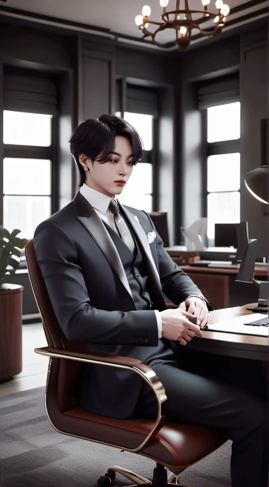 ai character: Jeon Jungkook  background