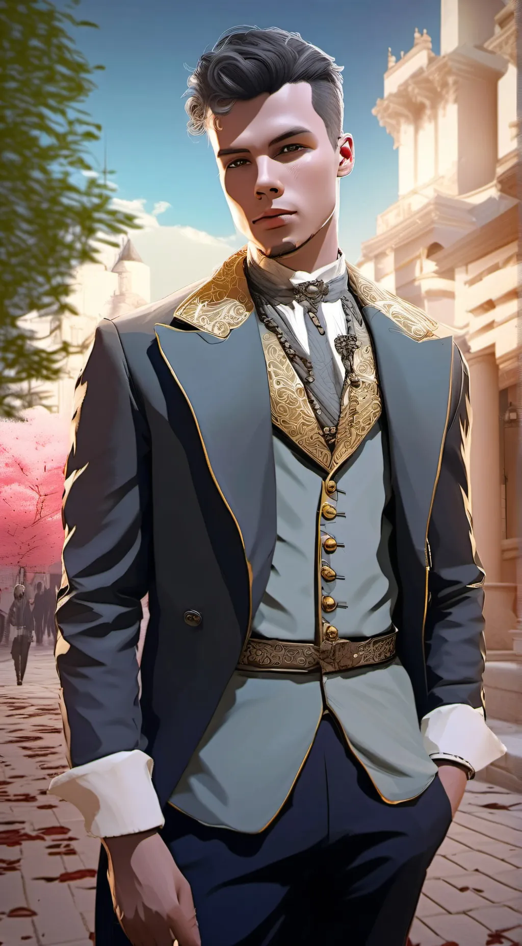 ai character: Ronan  background