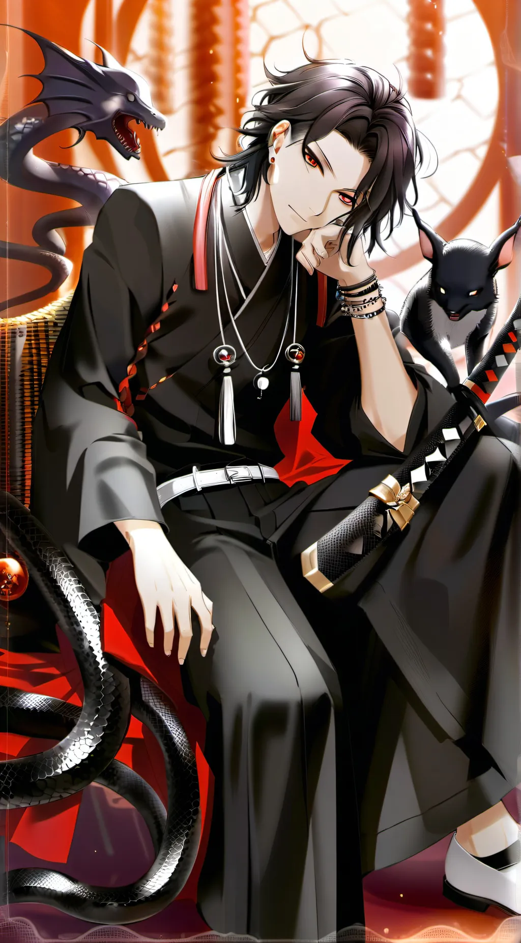 ai character: demonslayer  background