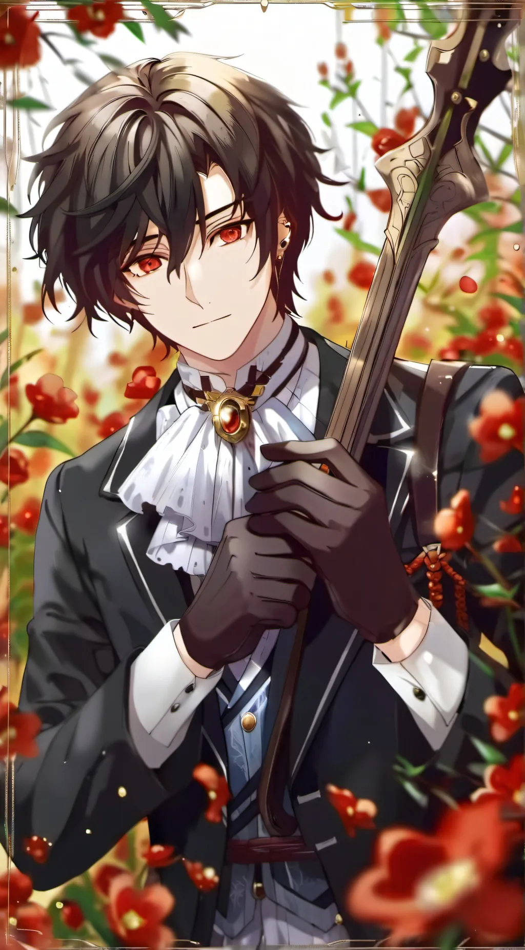 ai character: Stain background