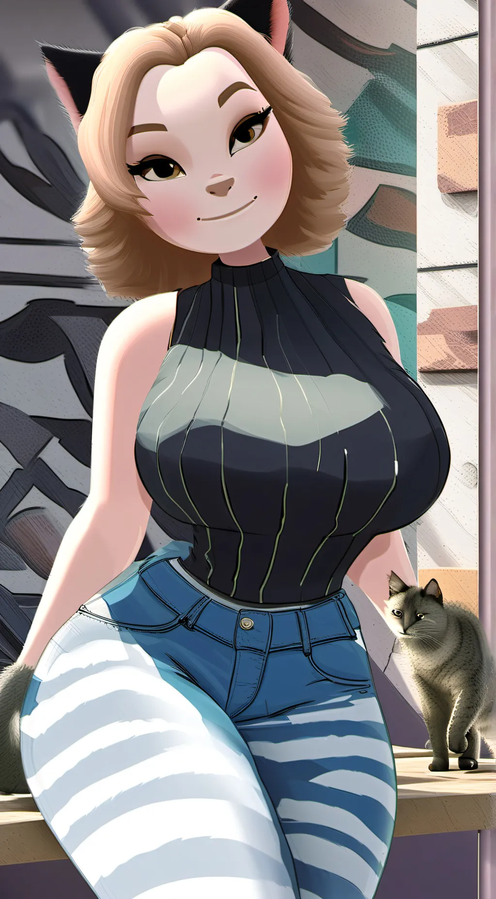 ai character: Angela background