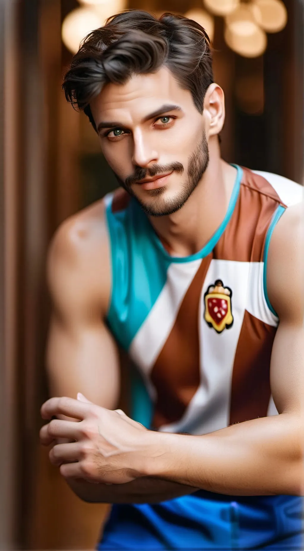 ai character: Emmanuel  background