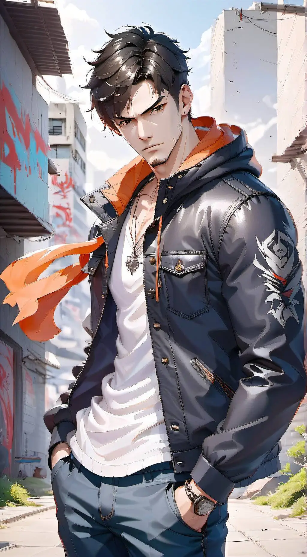 ai character: Makino background