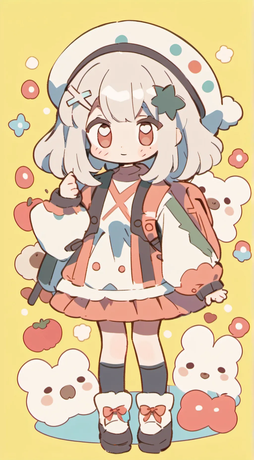 ai character: 🫧bubbly🫧 background