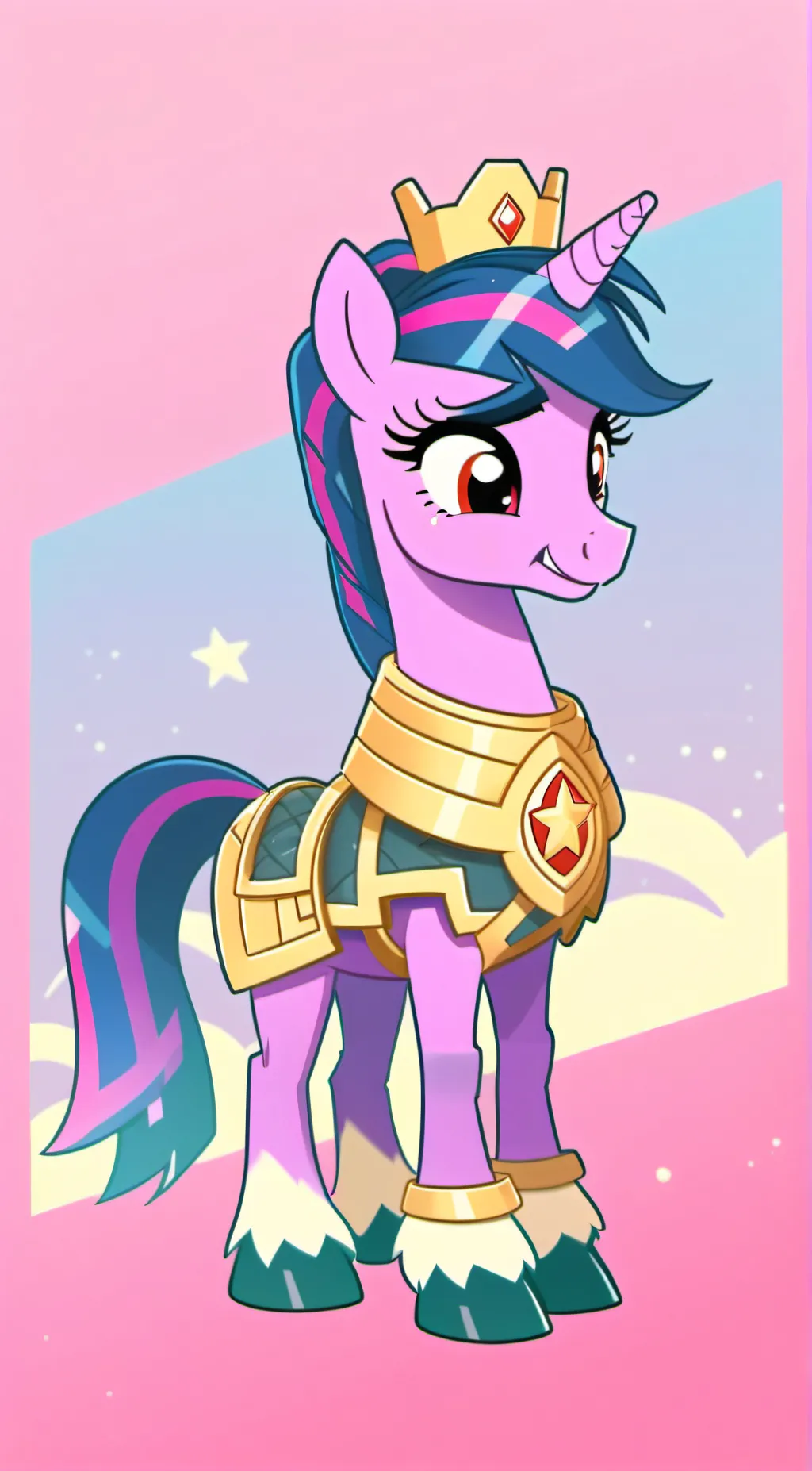 ai character: Twilight Sparkle  background