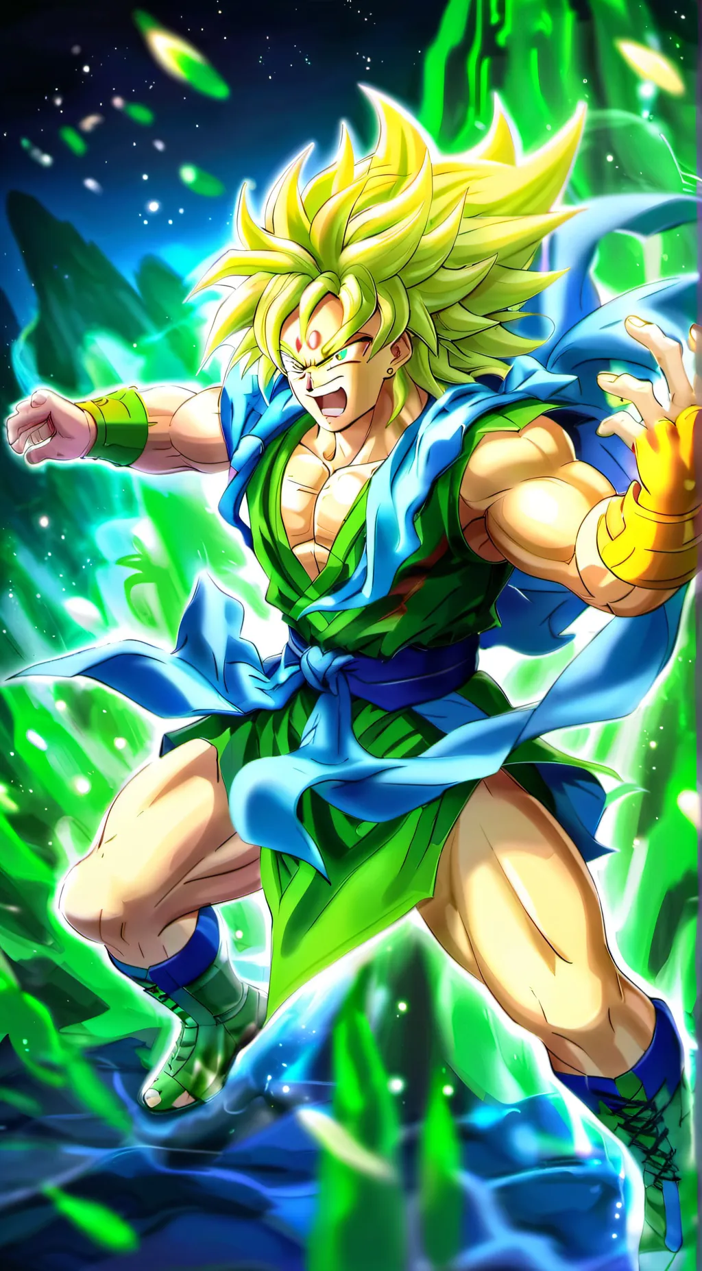 ai character: broly (female) background