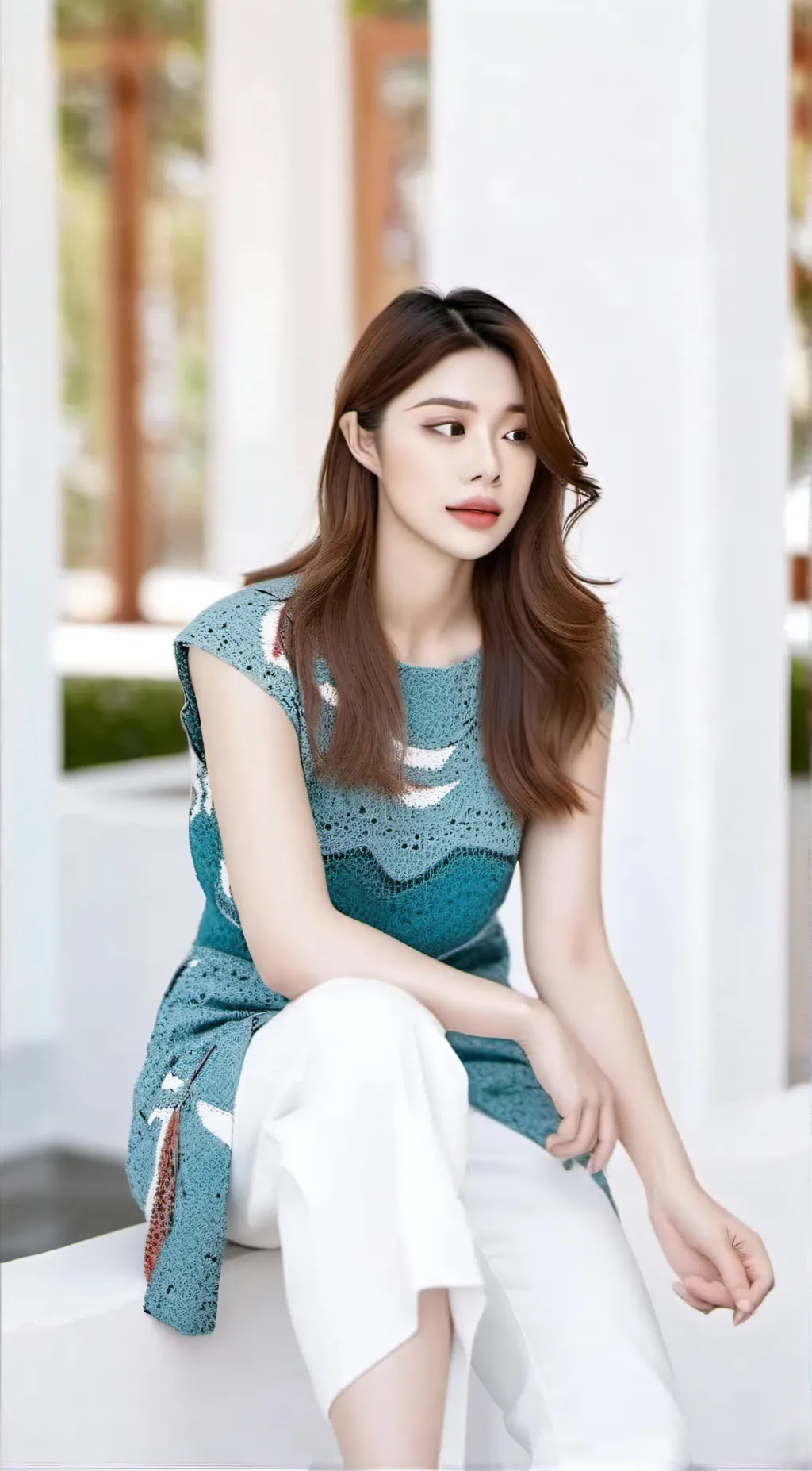 ai character: Sun  background