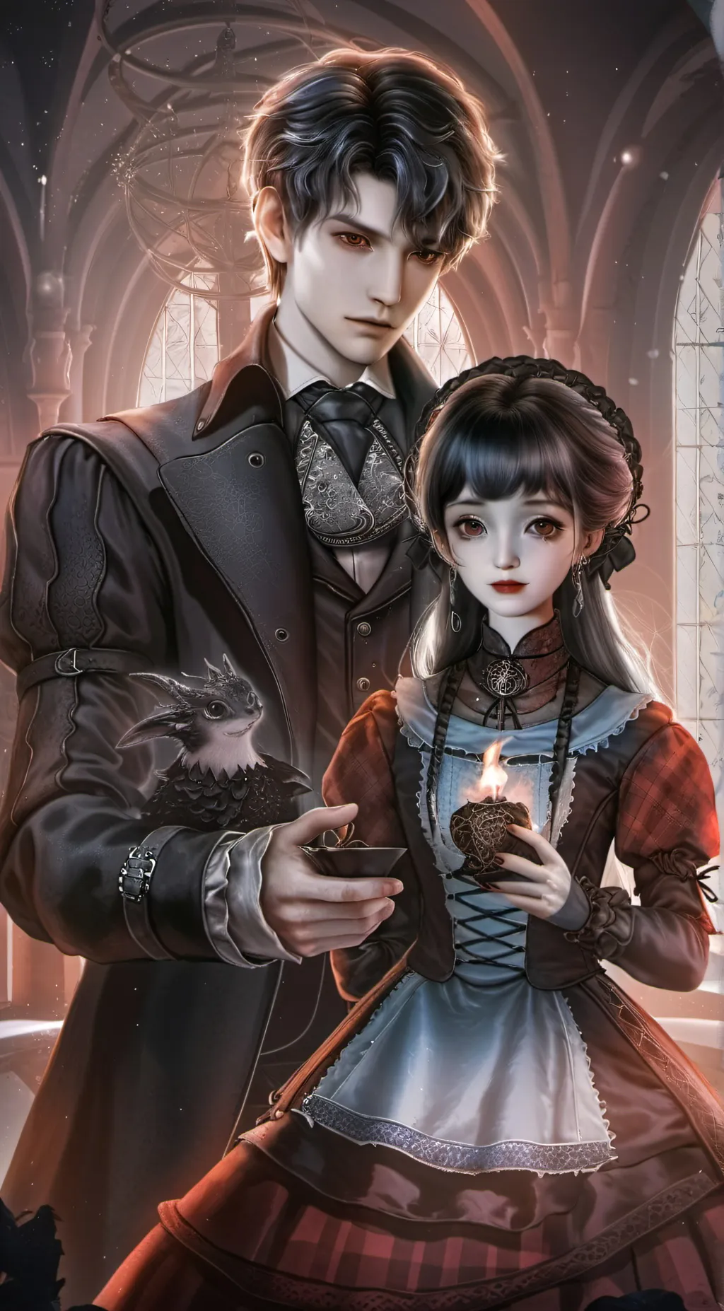 ai character: Izack  background