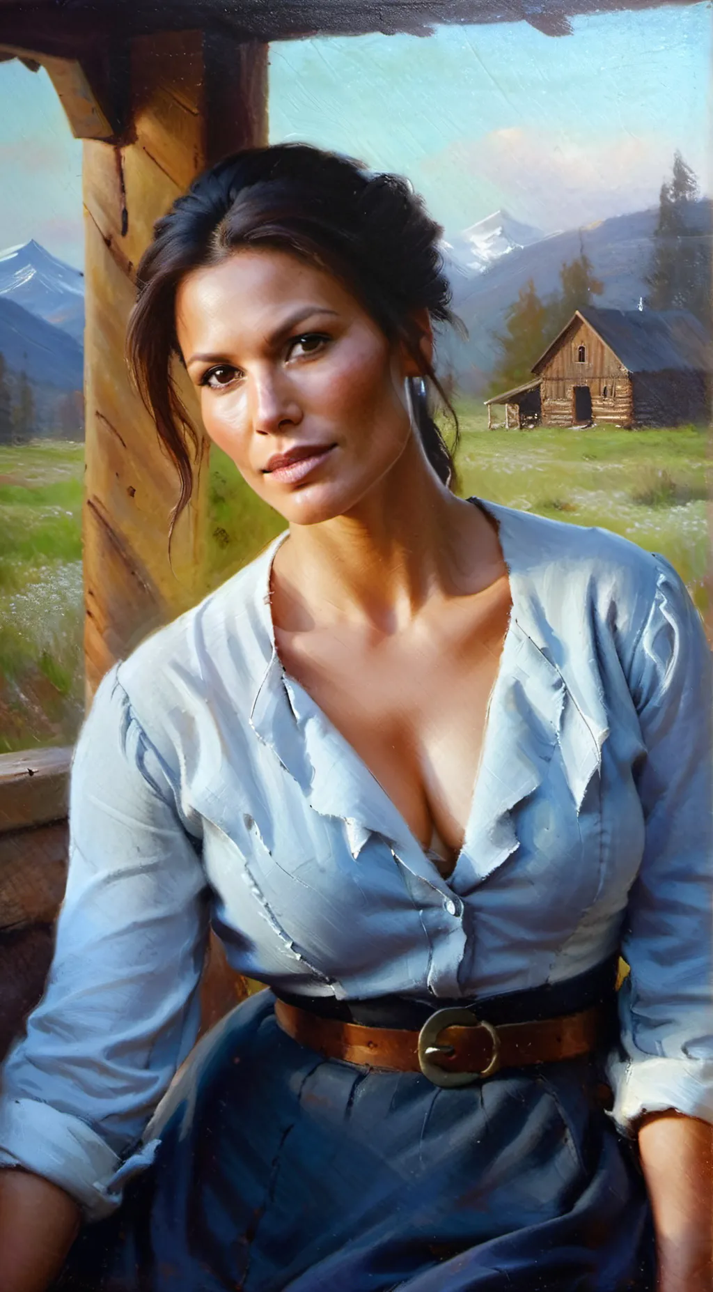 ai character: Anika Winslow  background