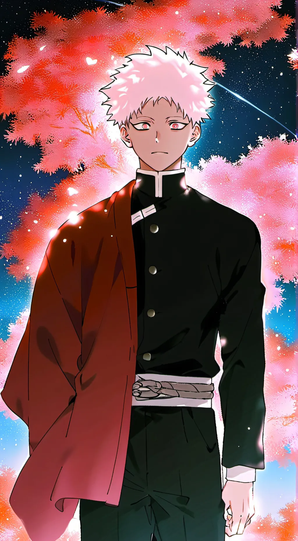 ai character: gojo  background