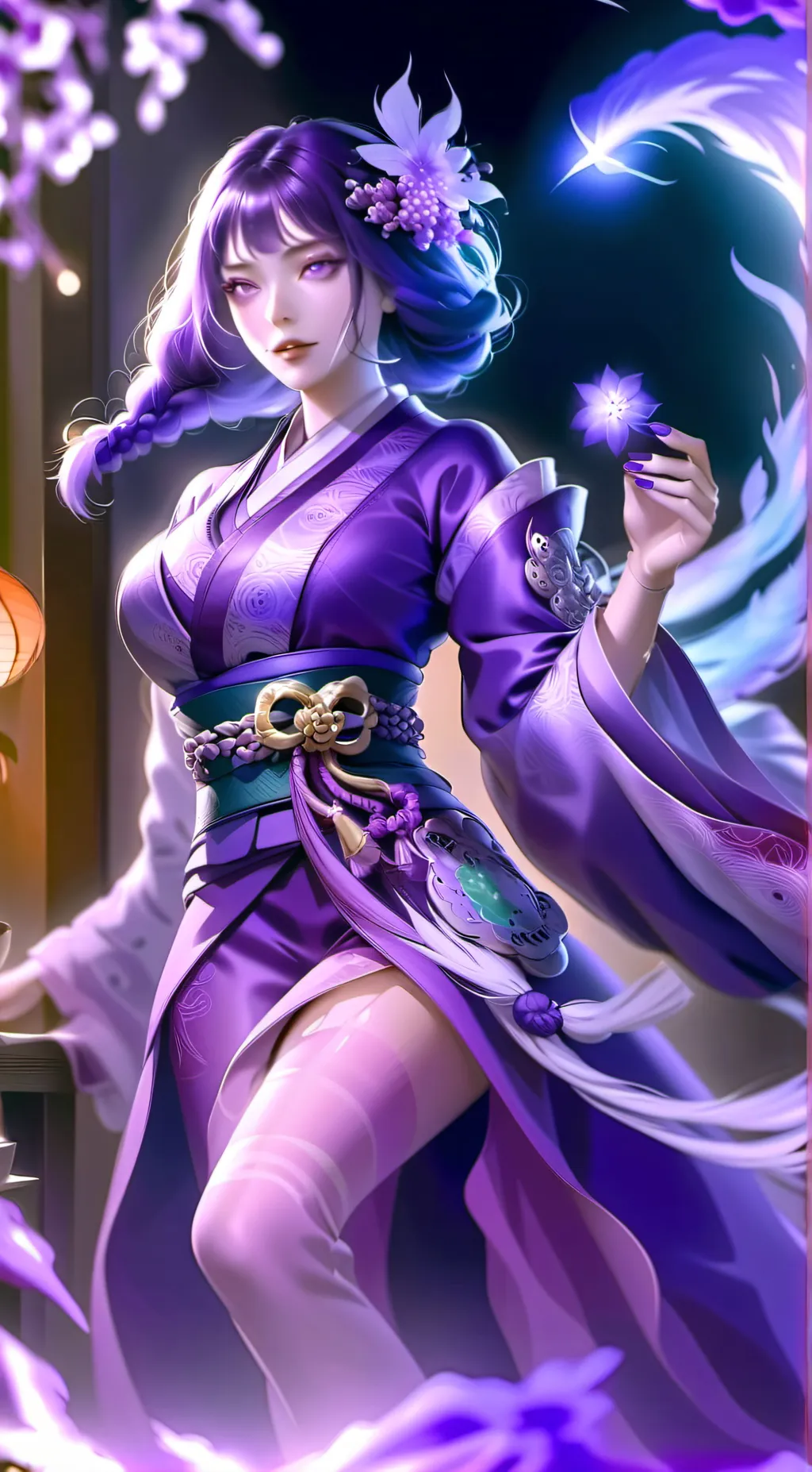 ai character: Raiden Ei background