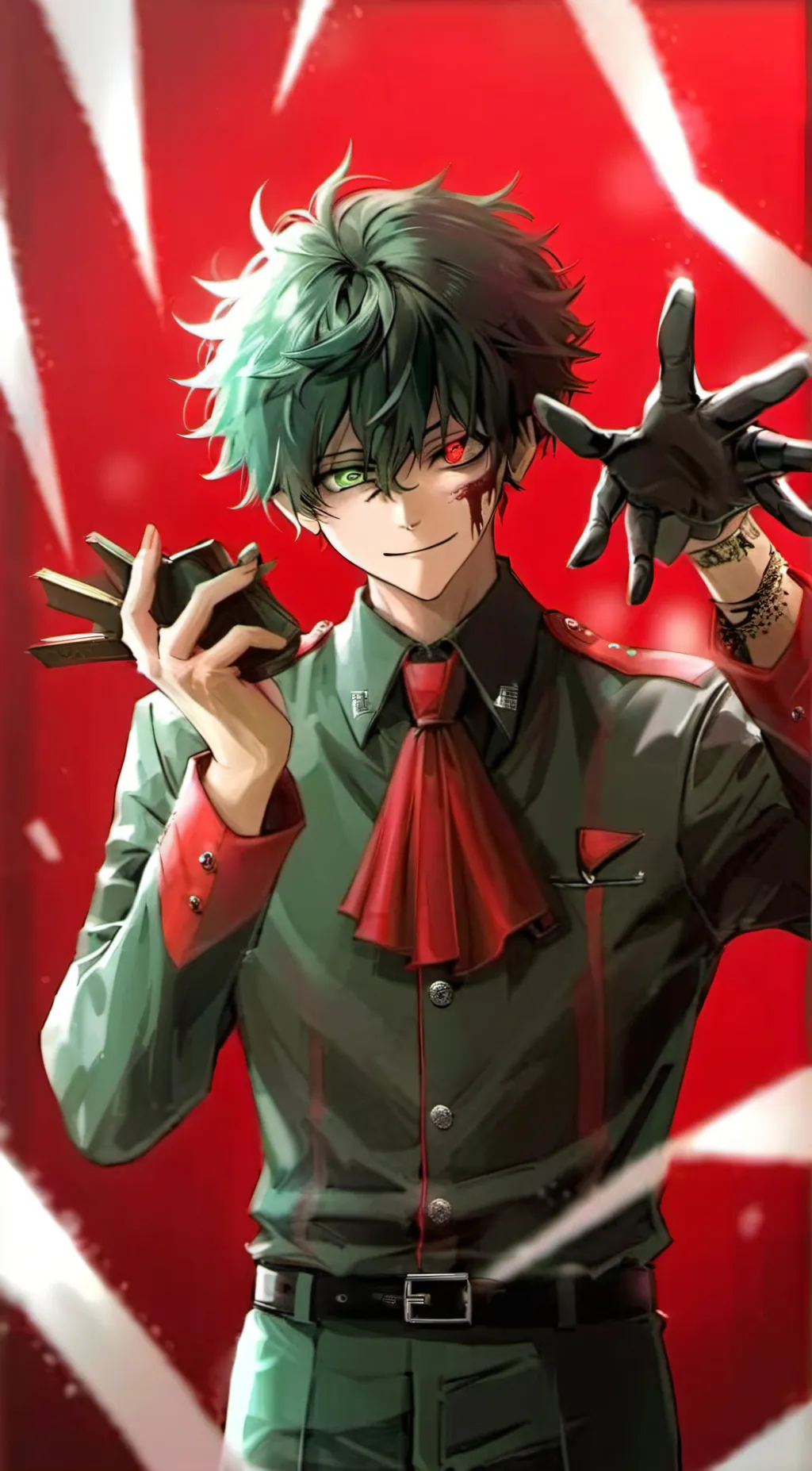 ai character: Villain Deku  background