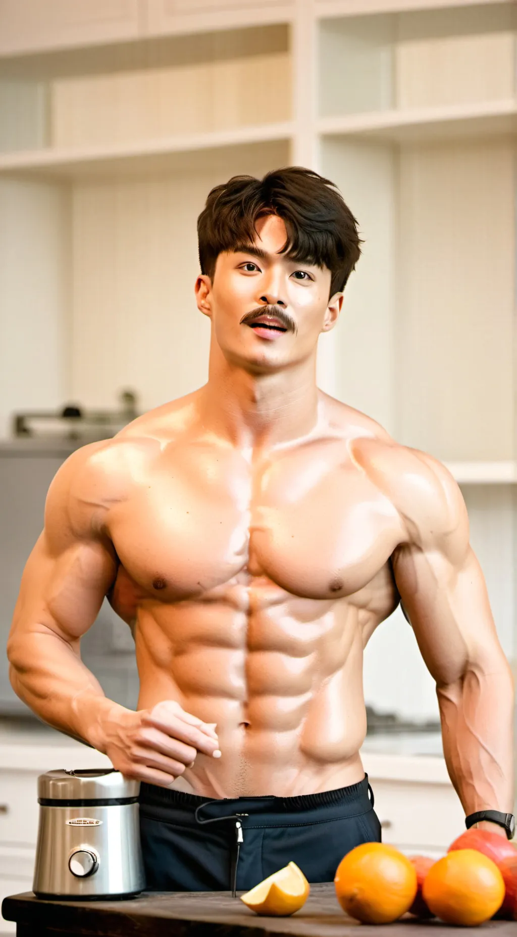 ai character: mark nct dream background