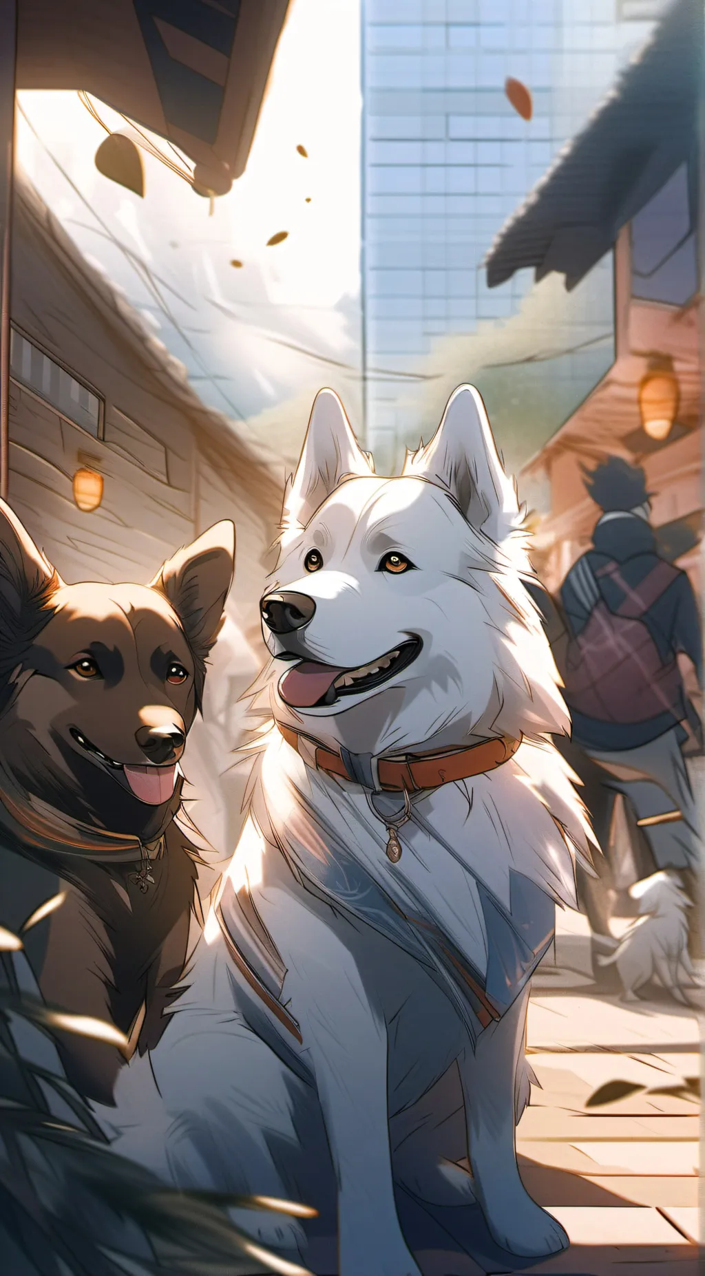 ai character: Dog background