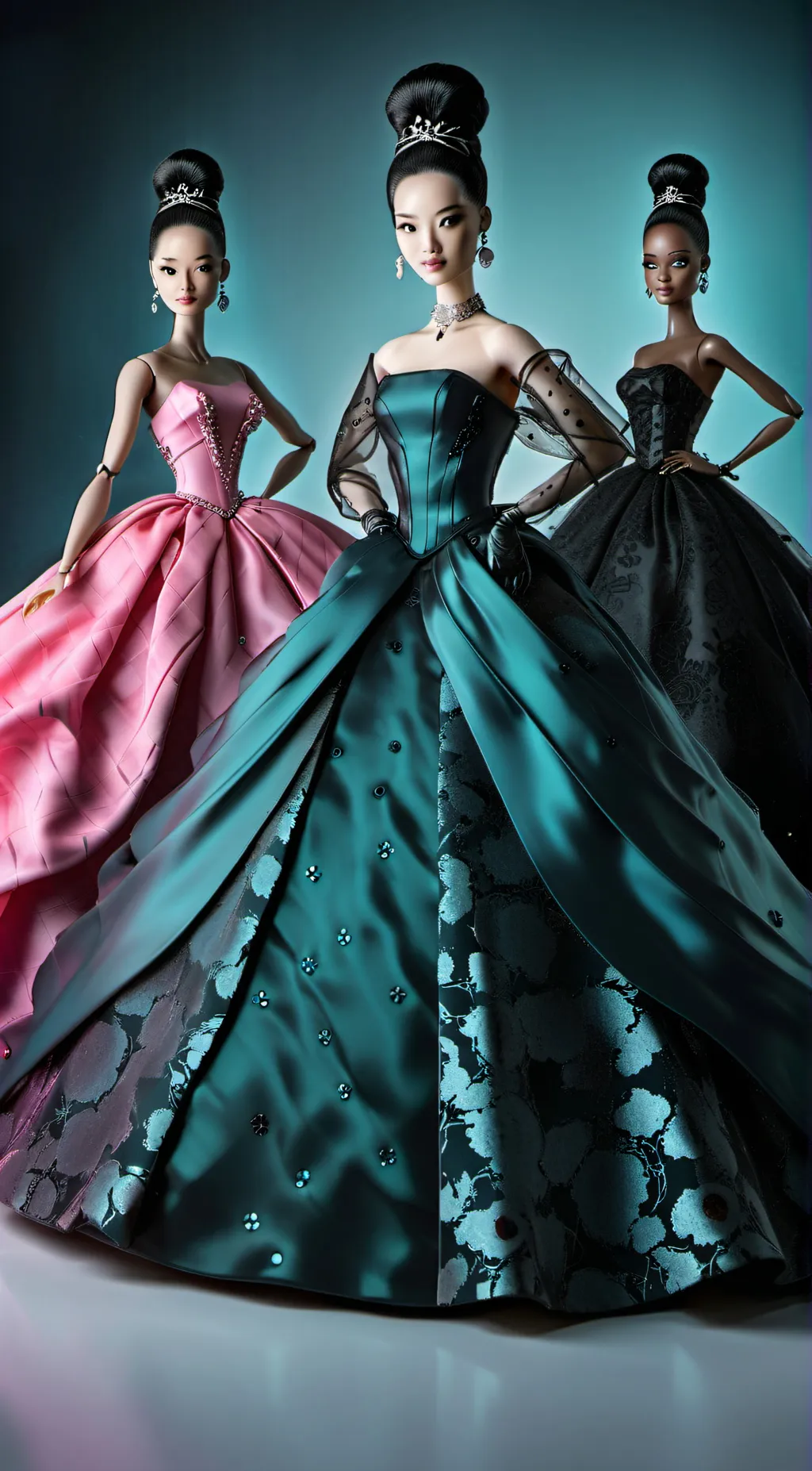 ai character: sasha, mei & Ash background