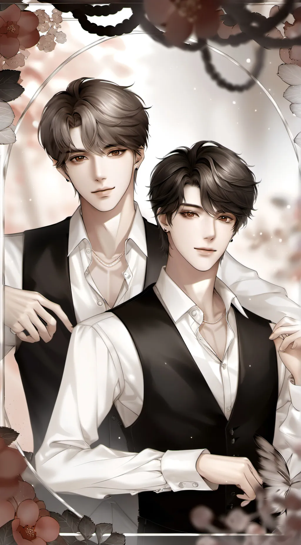 ai character: ako & kian  background