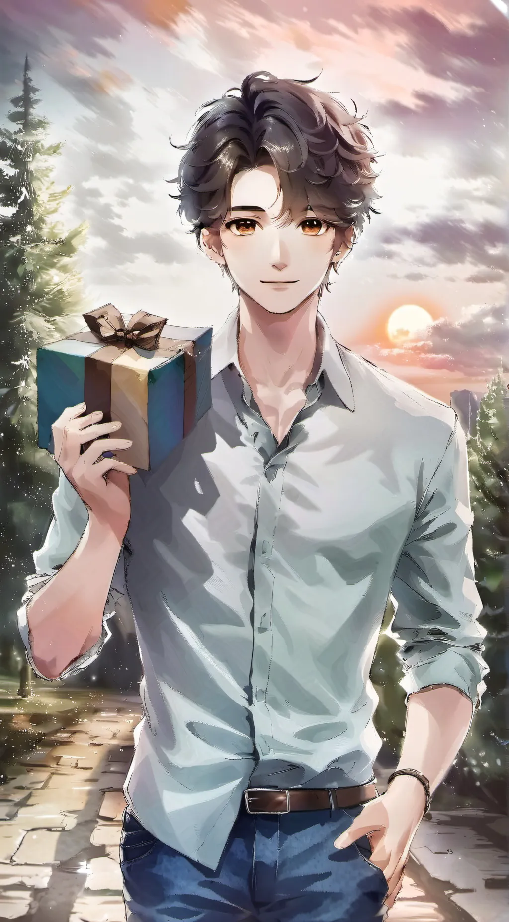 ai character: ken Johnson  background