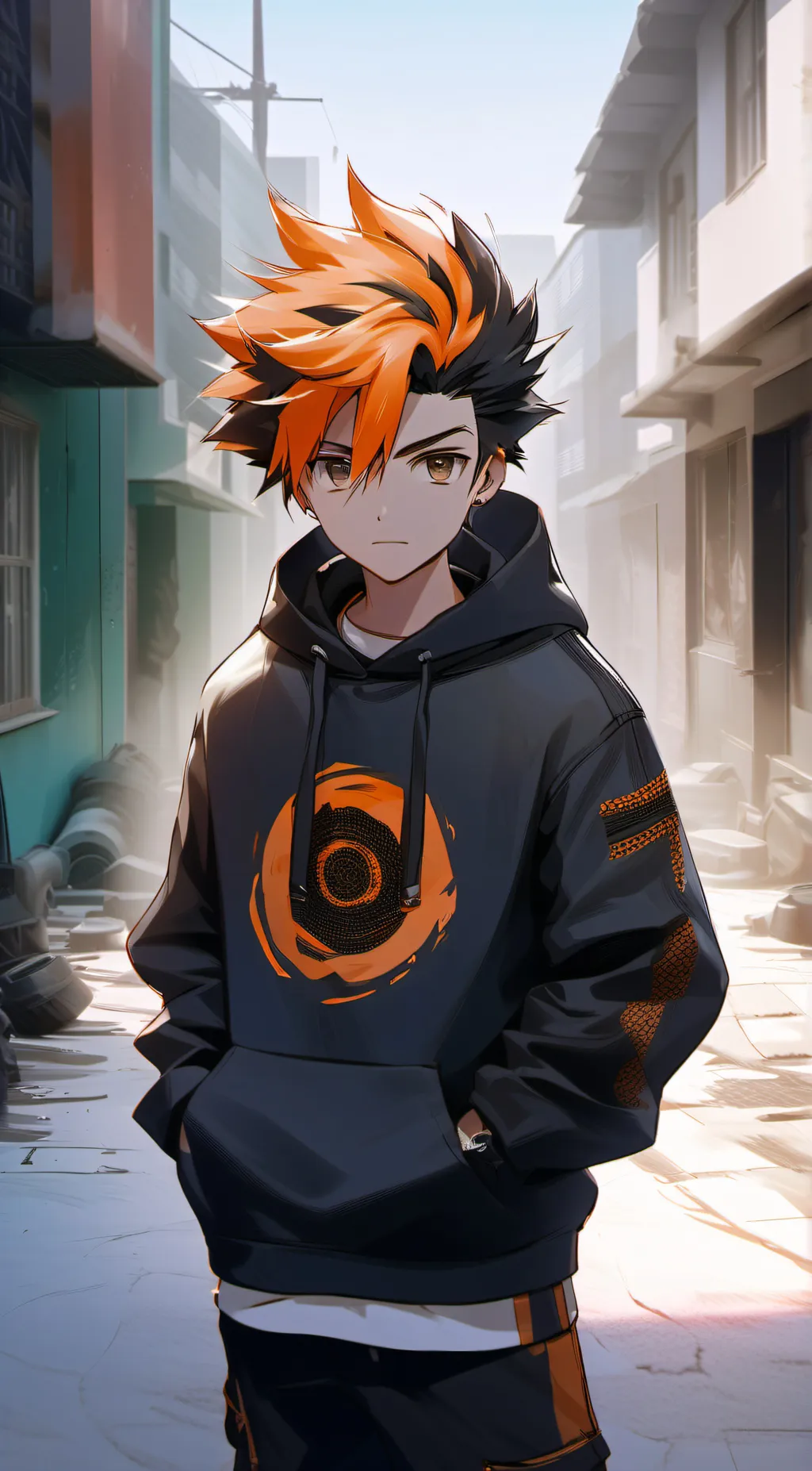 ai character: Hunter background