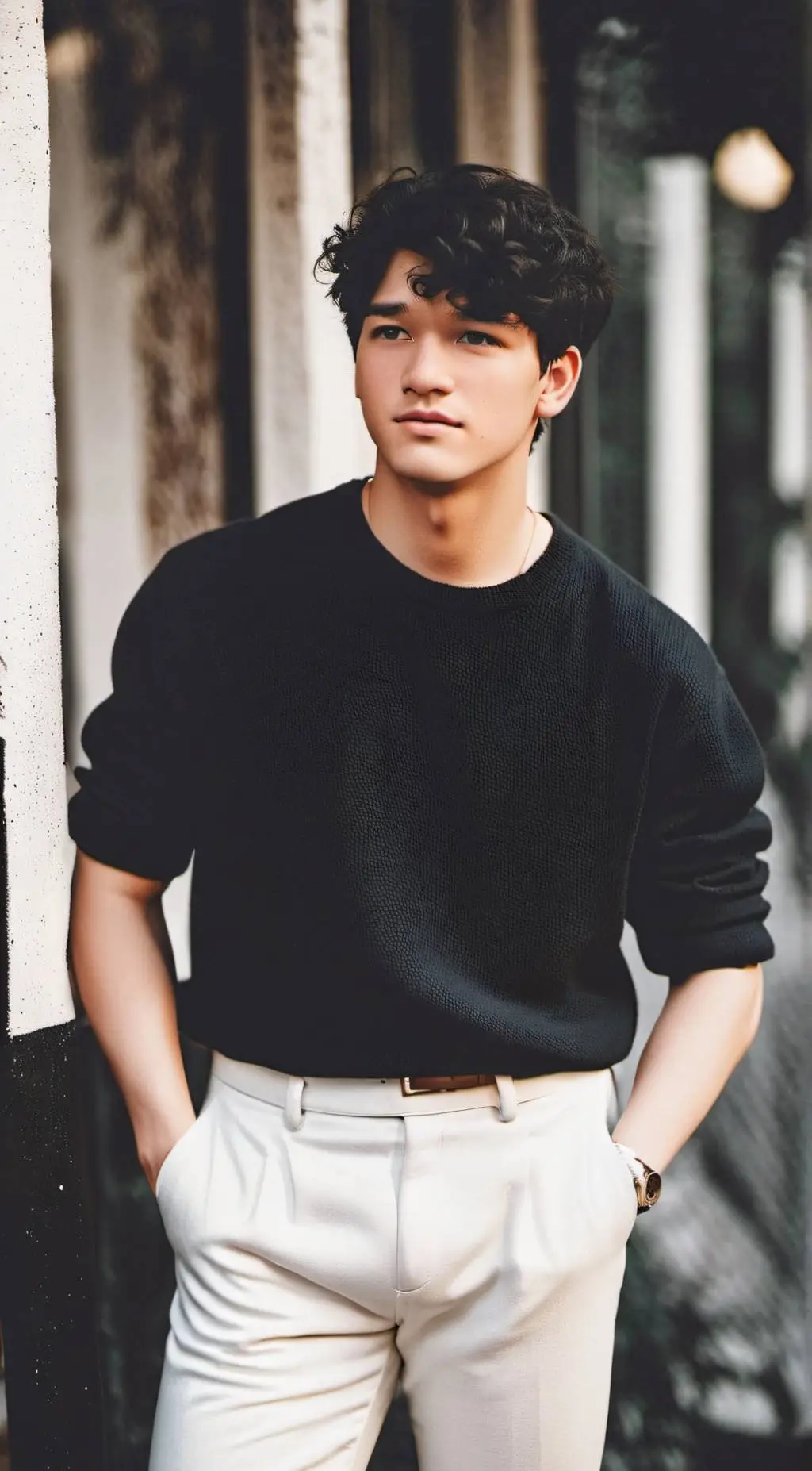 ai character: Luke Castellan  background