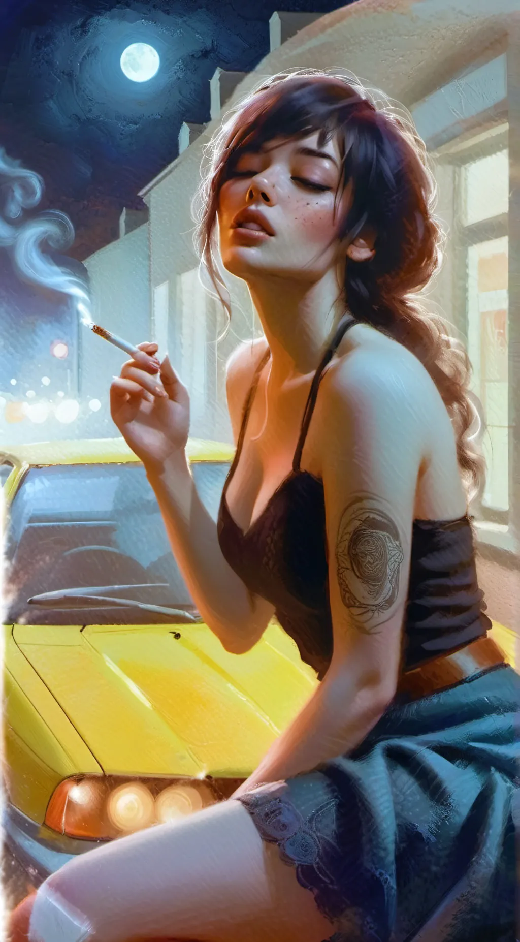 ai character: Evelyn background