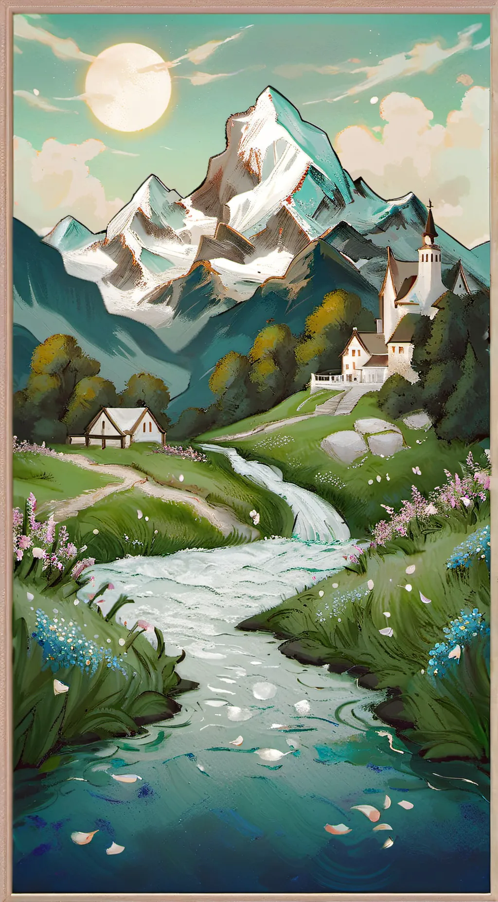 ai character: warlock river background