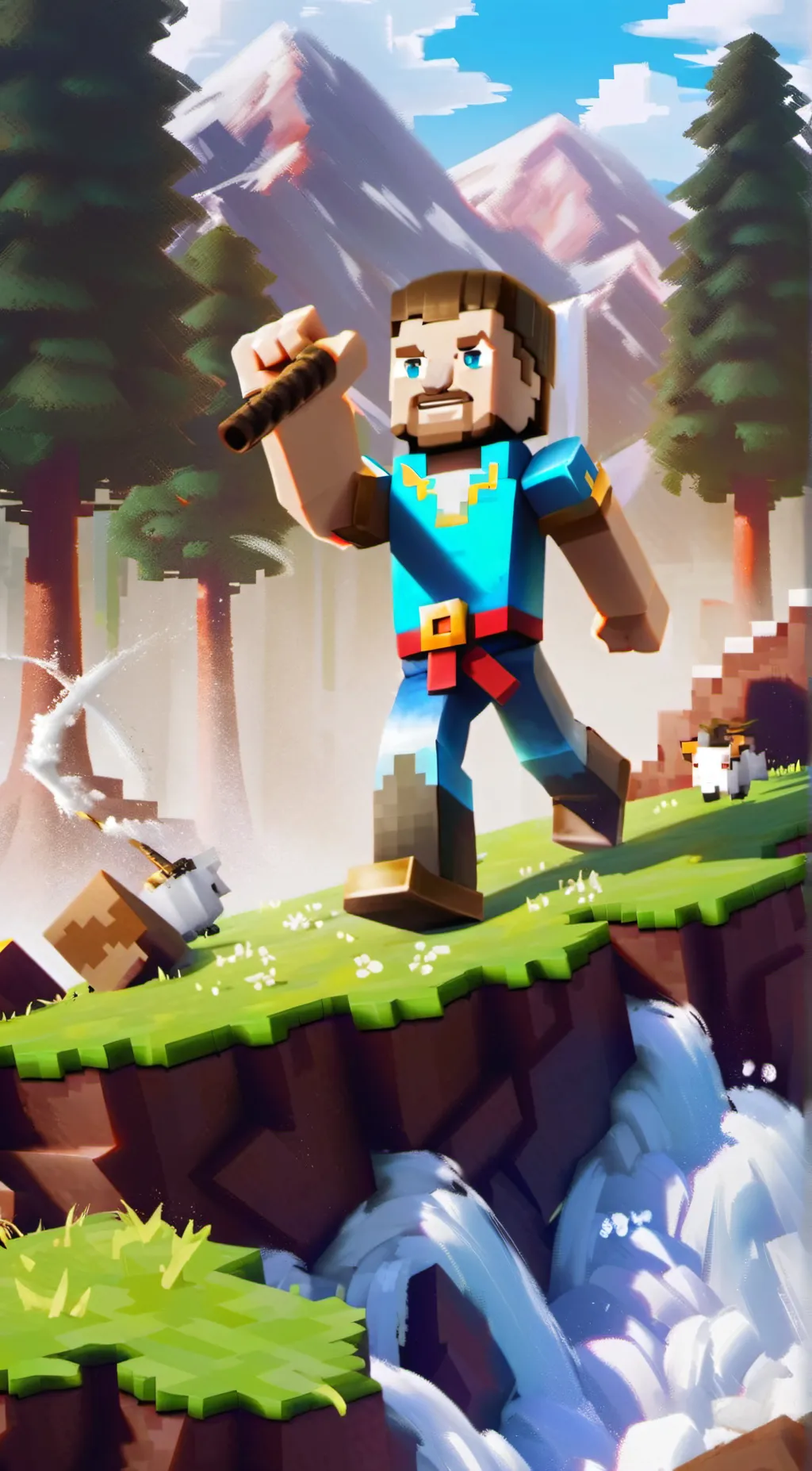 ai character: Steve background