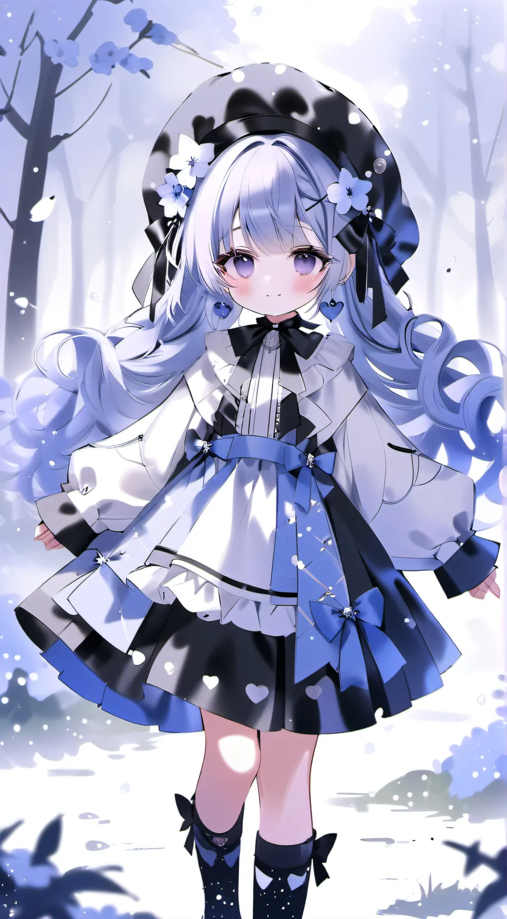 ai character: UwU Girl. background