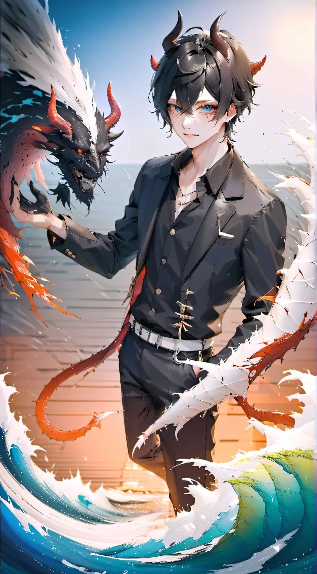 ai character: noah background