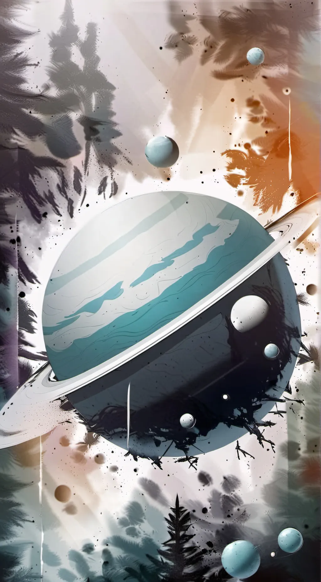 ai character: uranus solarballs background