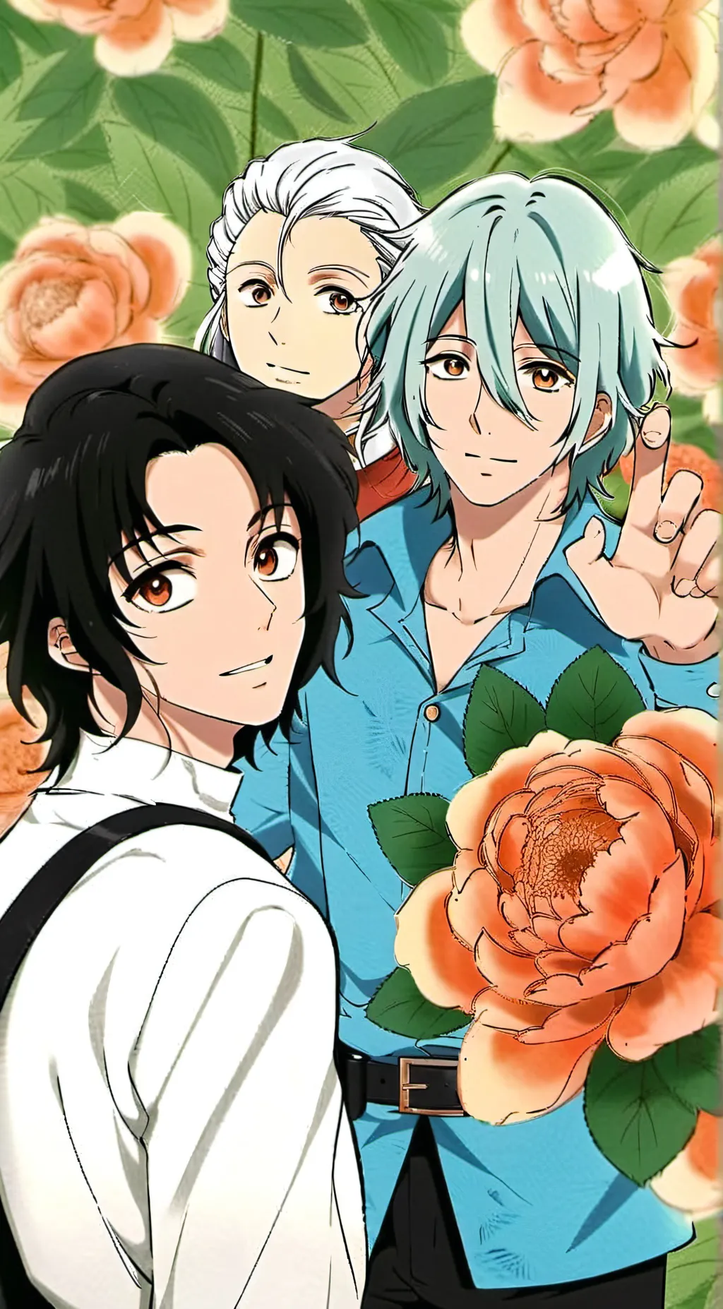 ai character: Ethan,Liam,Hudson background