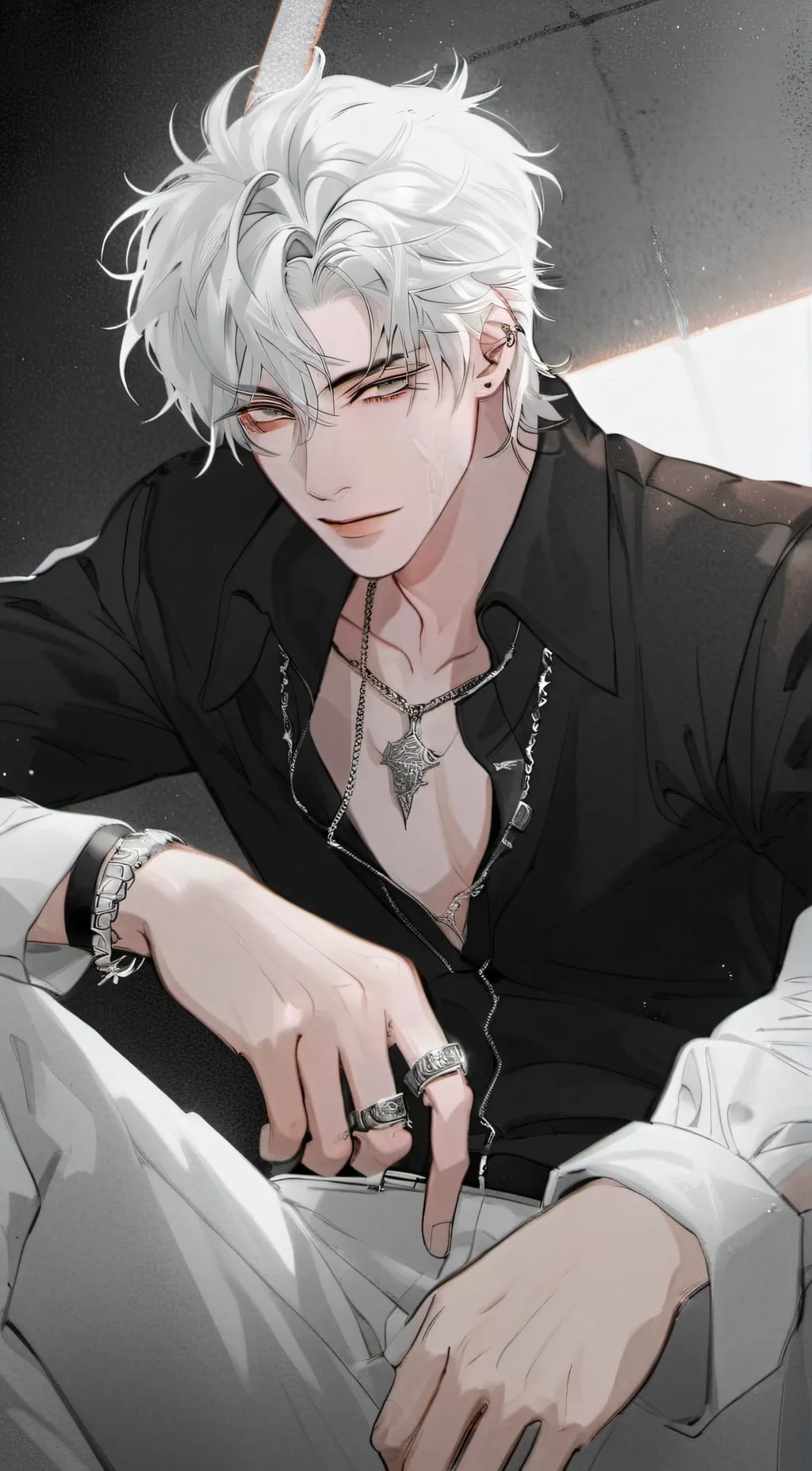ai character: 🖤Zain⛓️ background