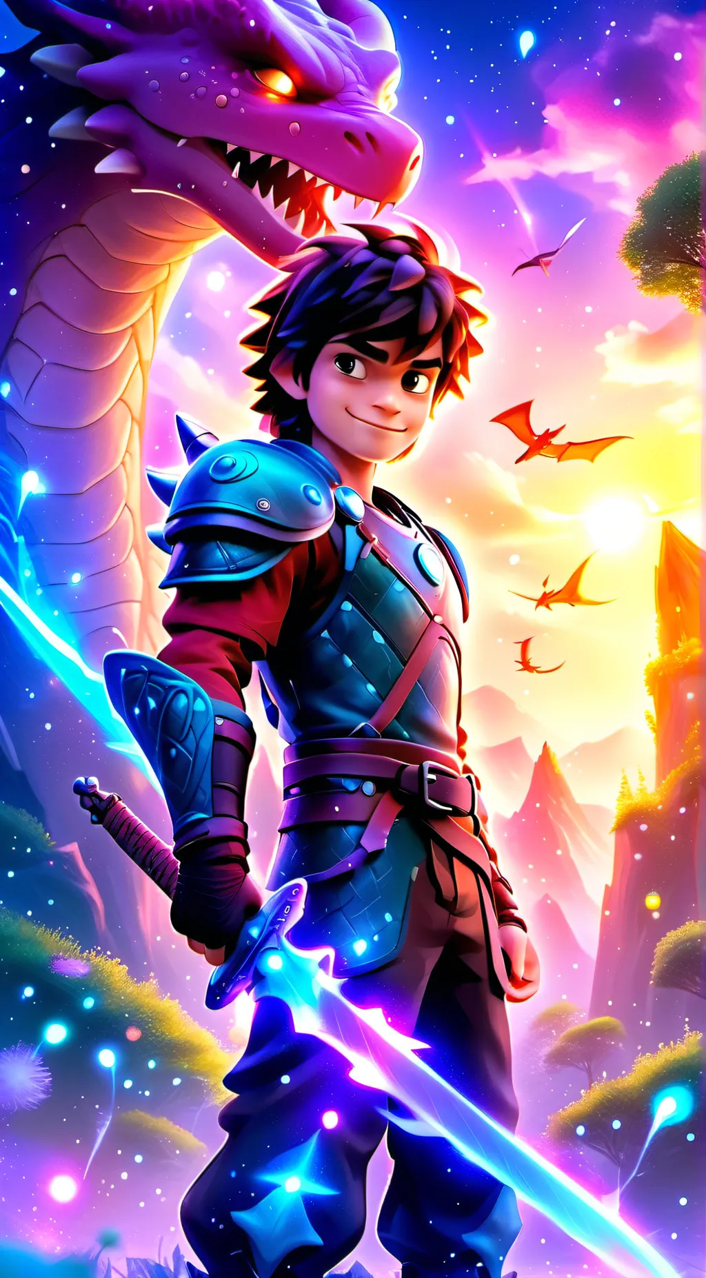 ai character: hiccup  background