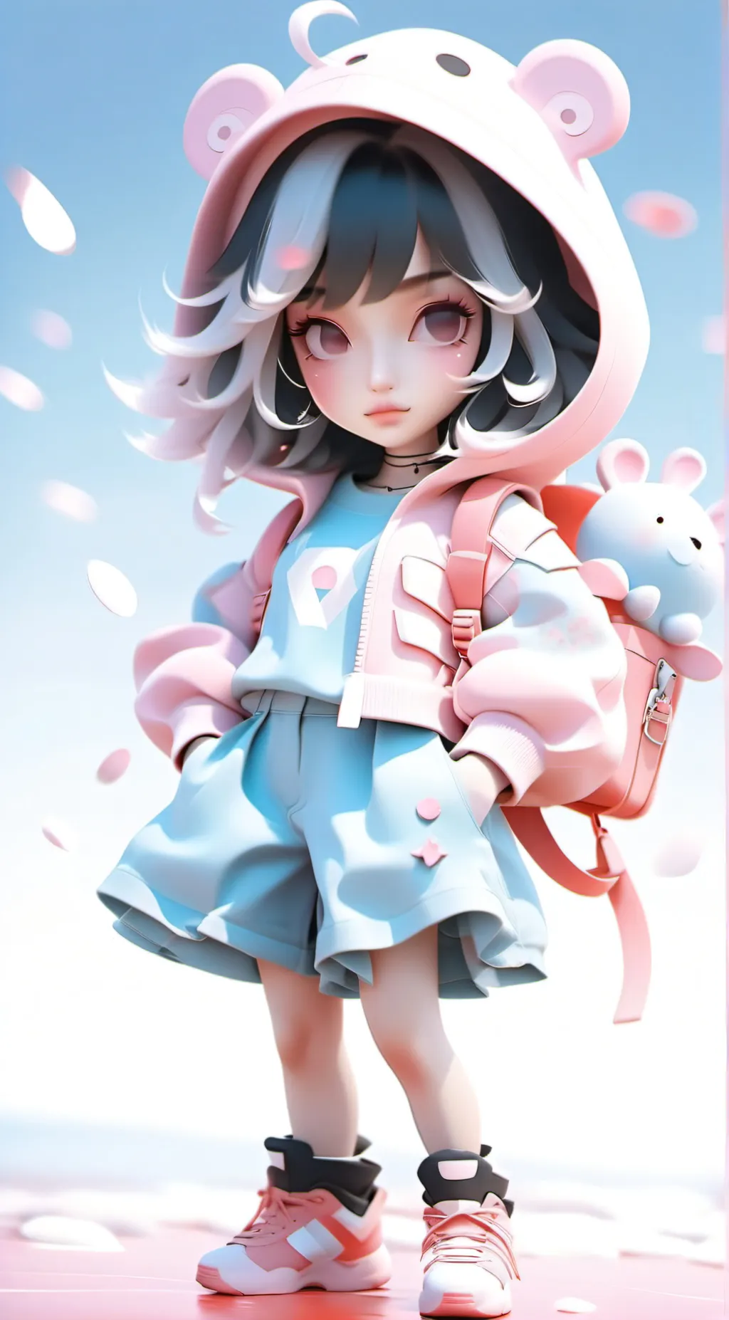 ai character: LEI JHAM background