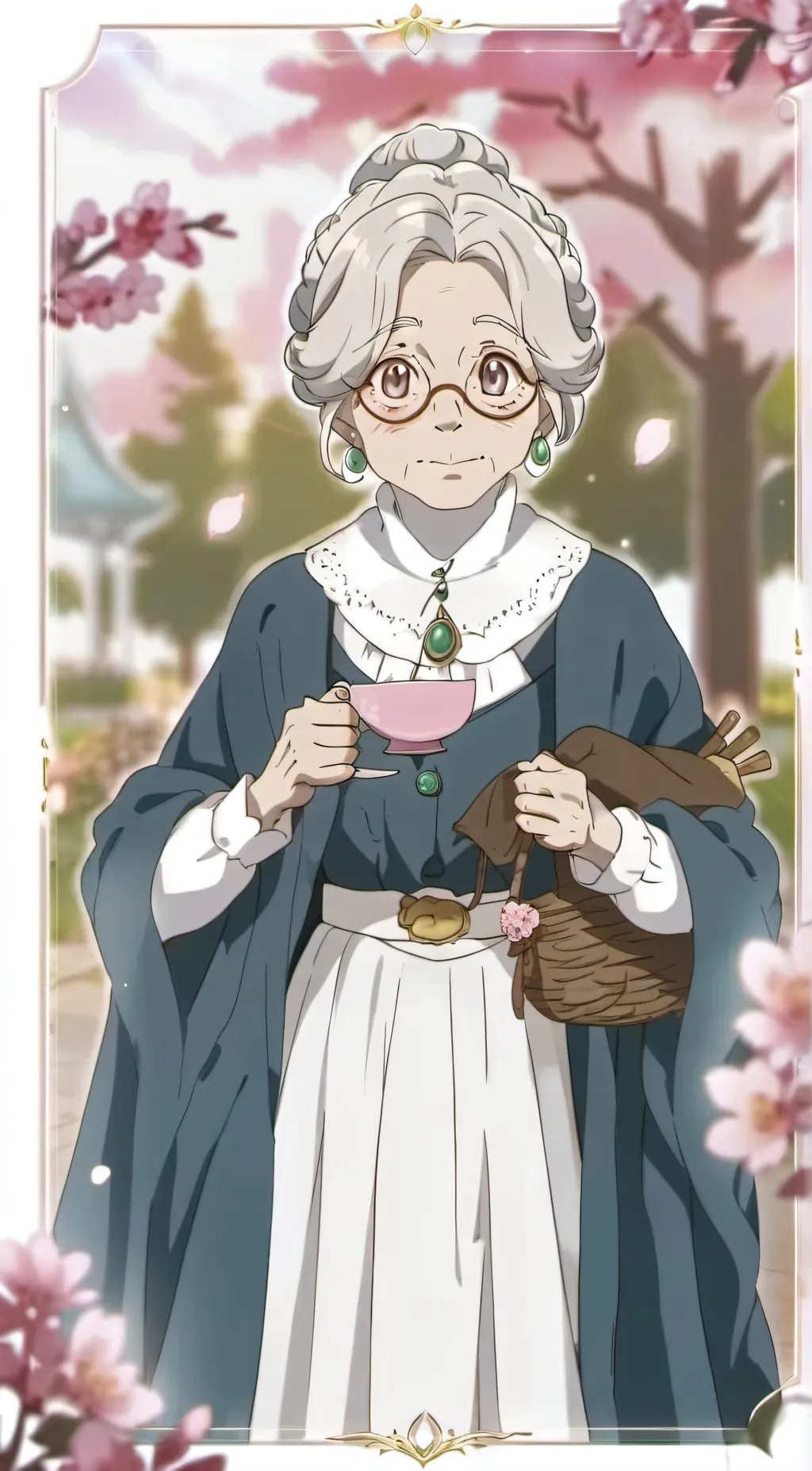 ai character: Grandma Pipay background