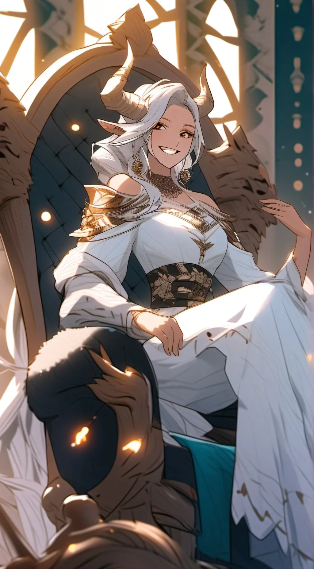 ai character: Queen Iris background