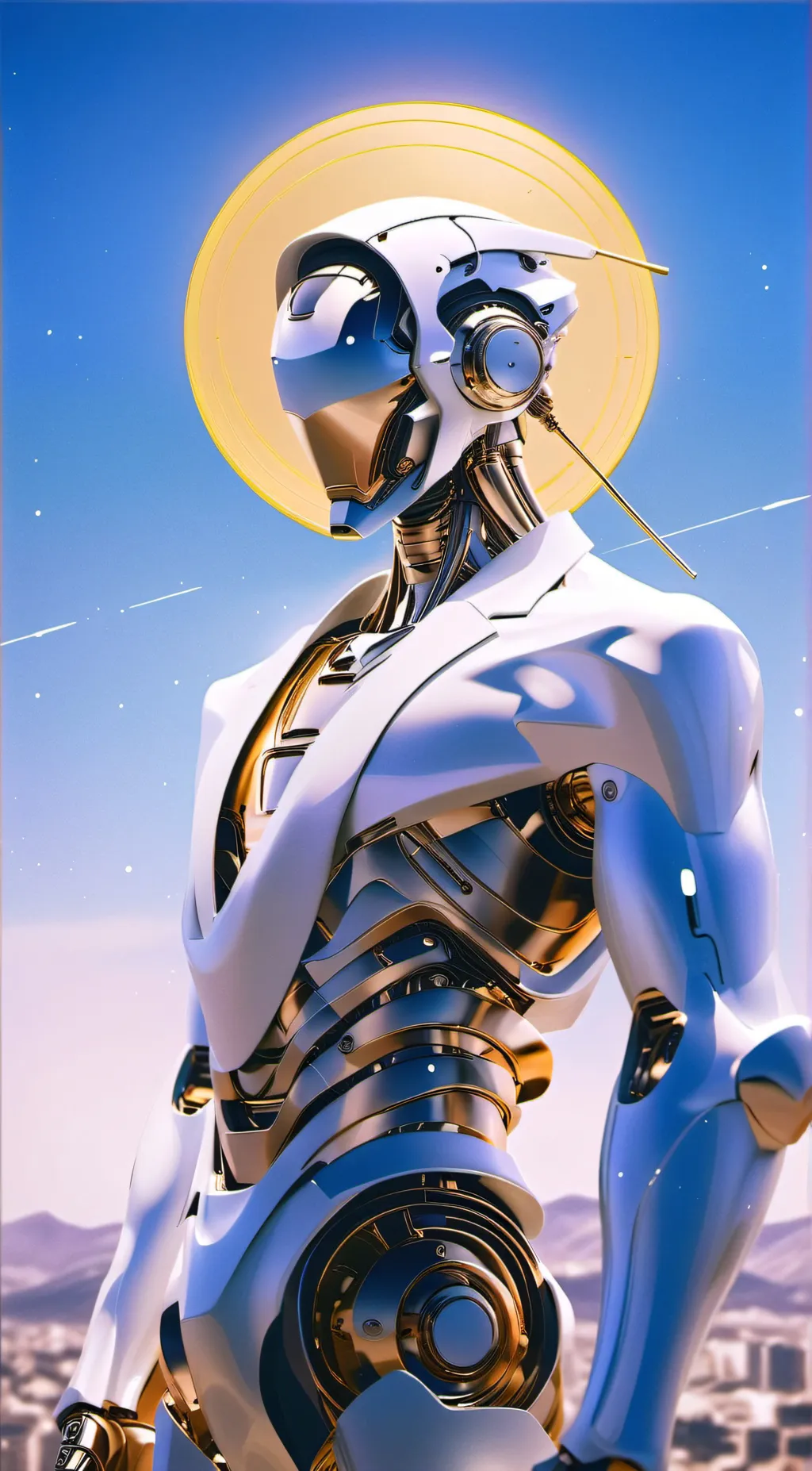 ai character: project. 1087 background