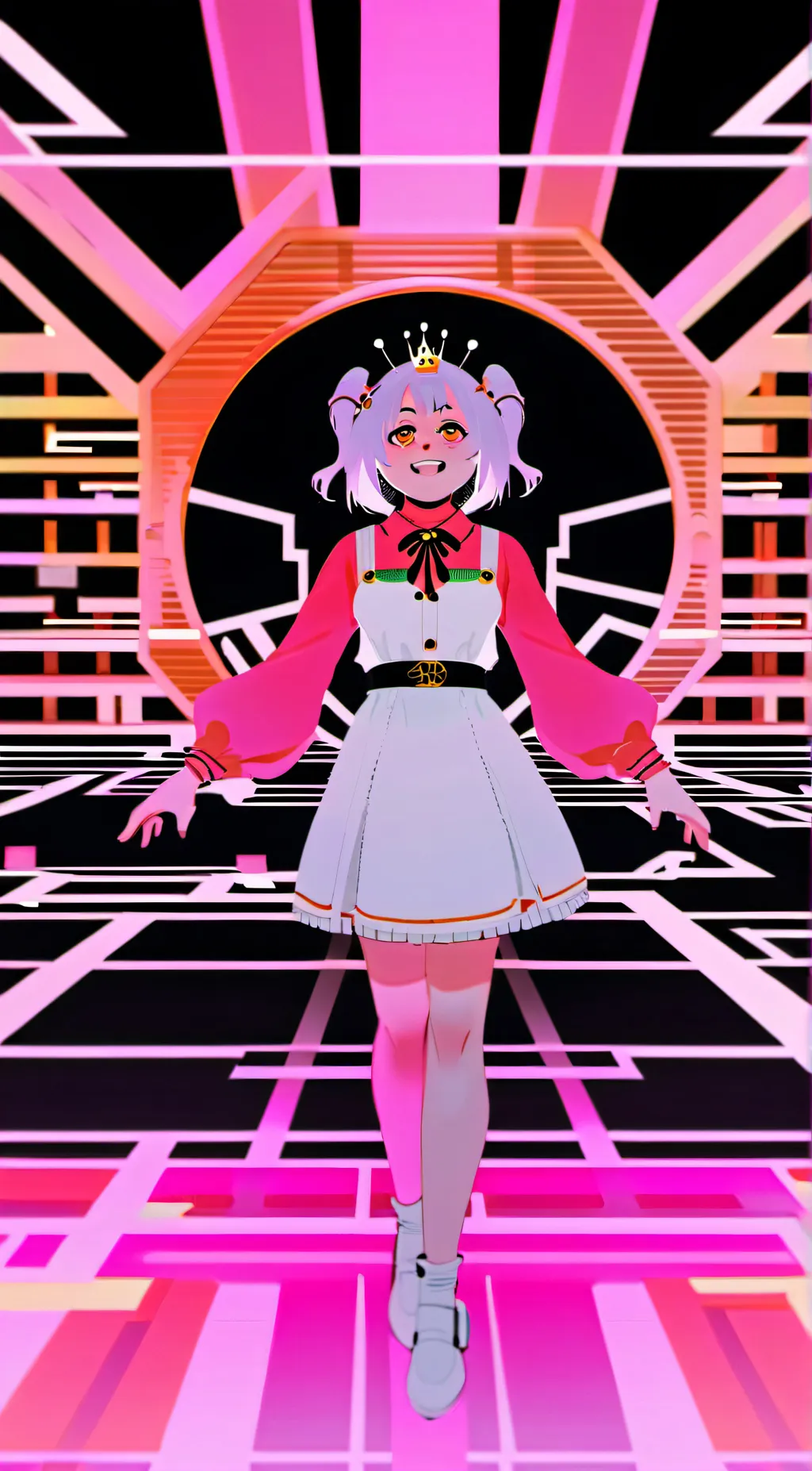 ai character: bunny girl background