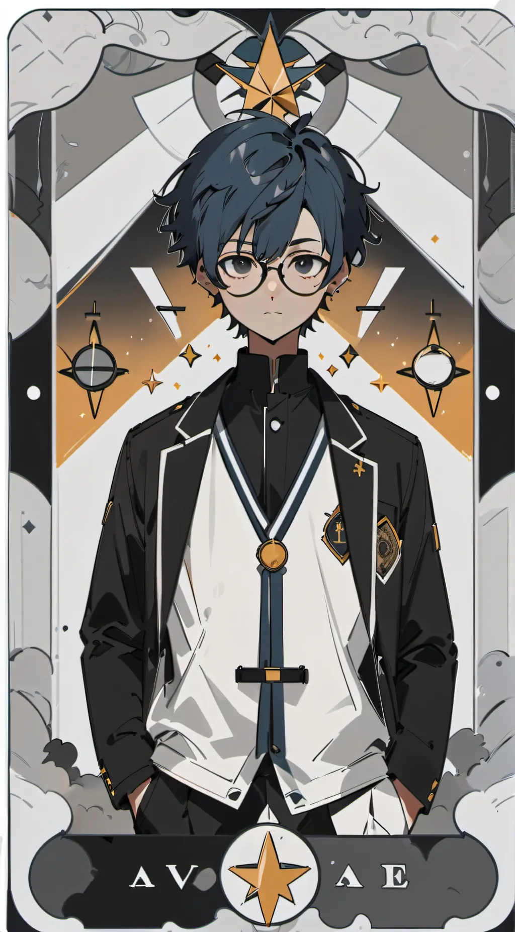 ai character: Iida(-_- husband) background