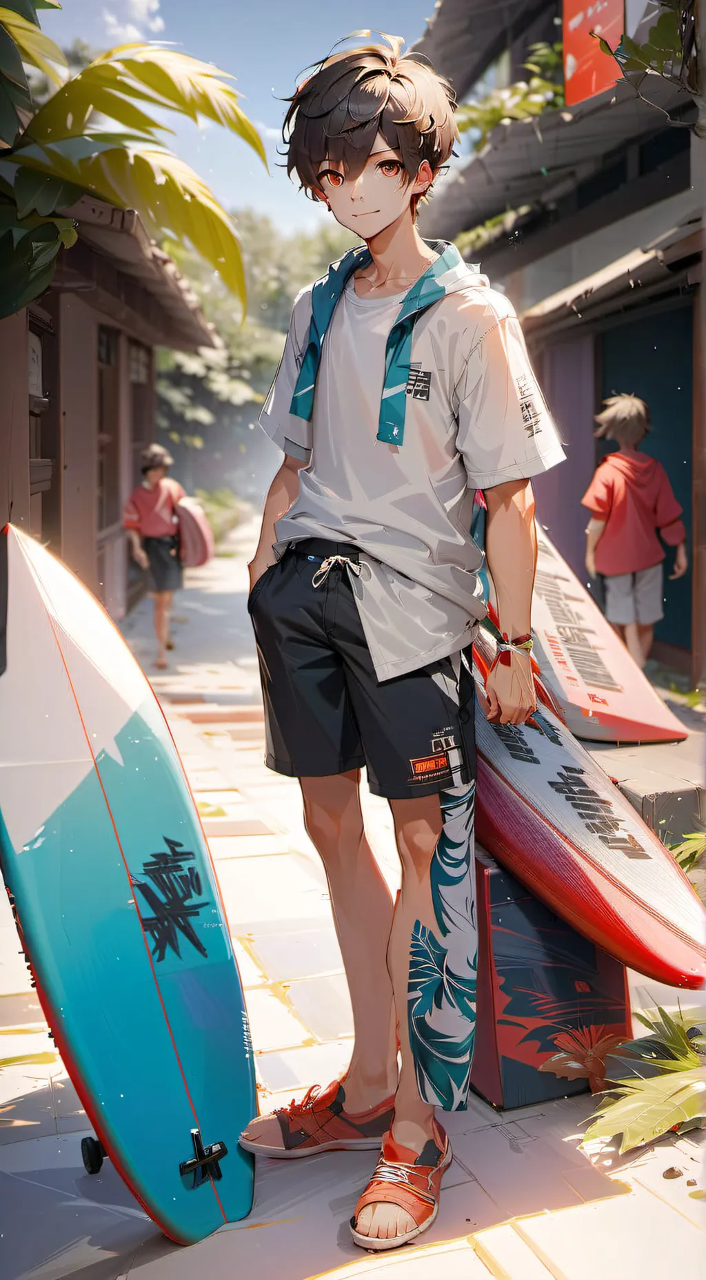 ai character: Luke background