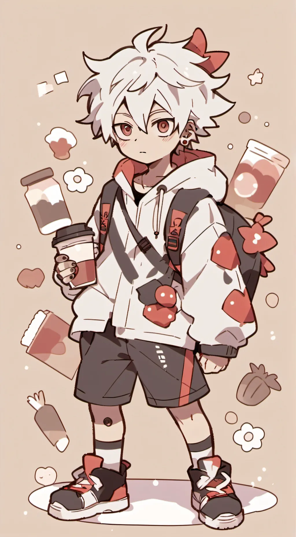 ai character: Mha dead parents background