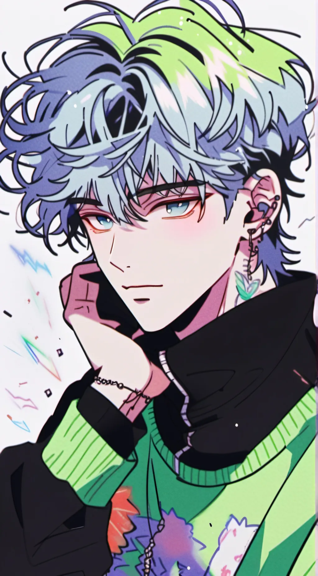 ai character: Keith  background