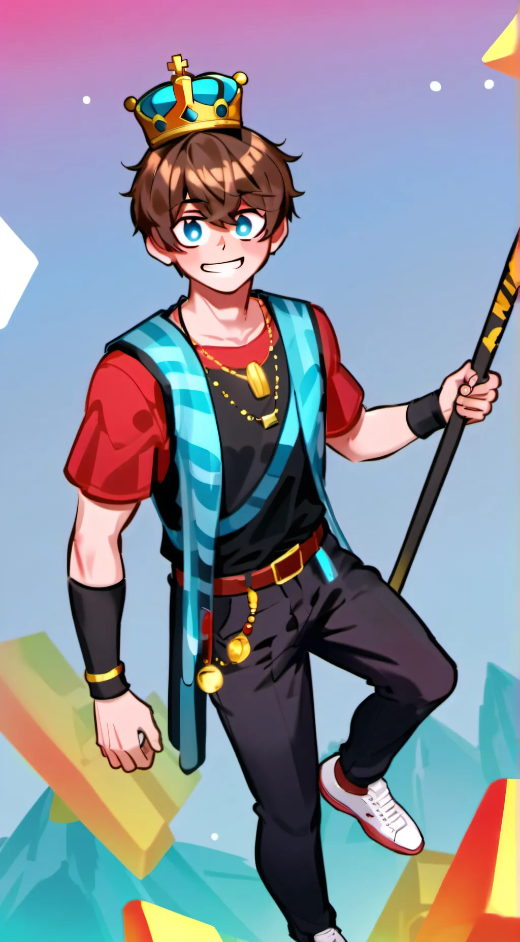 ai character: Niconot.  background