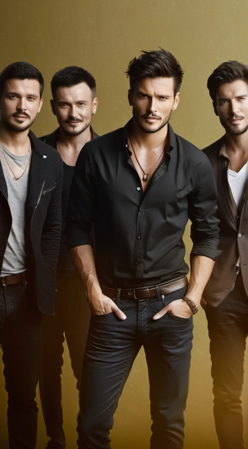 ai character: Famous Band background