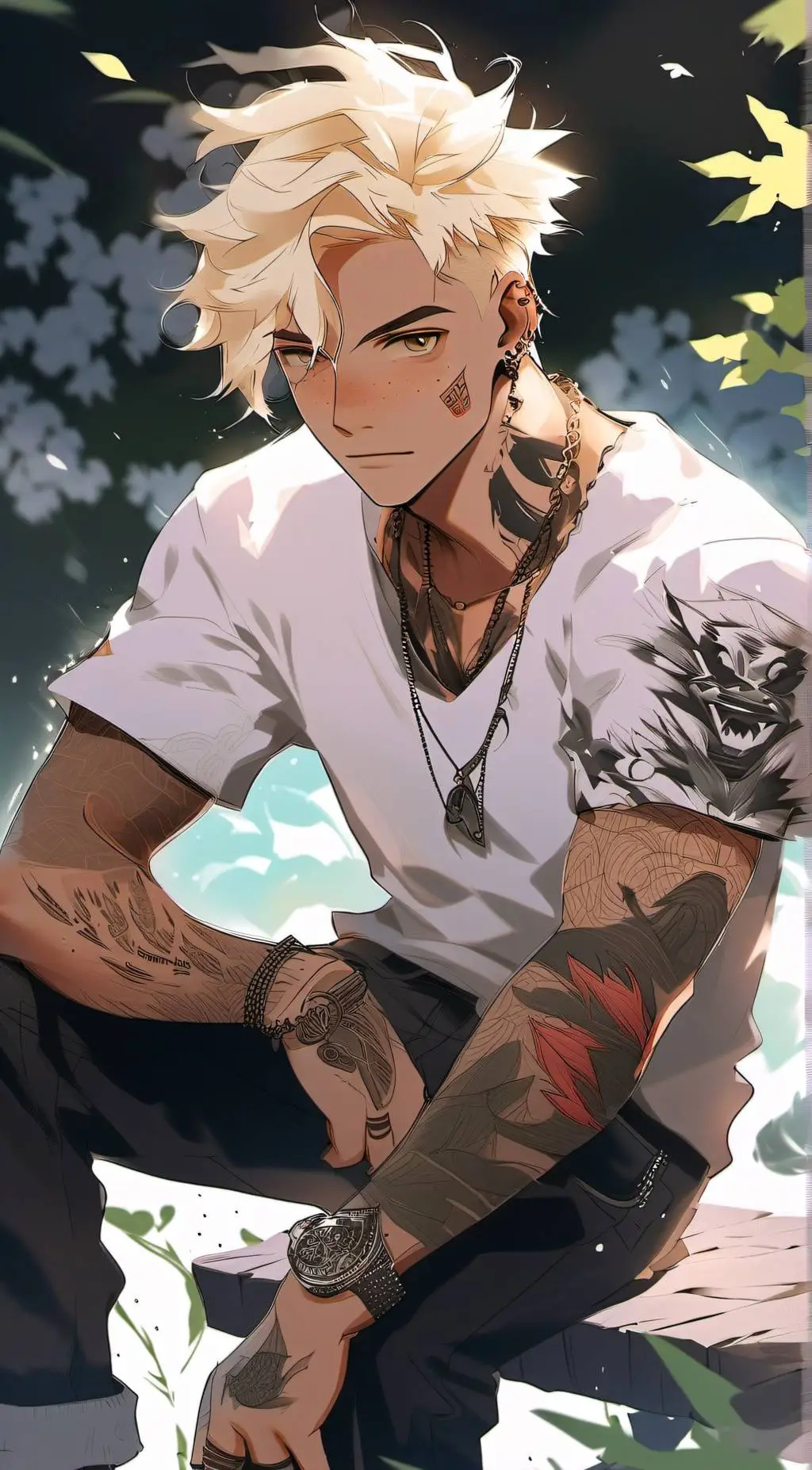 ai character: Nico  background